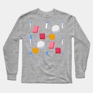 Bfdi Pattern (No Background) Long Sleeve T-Shirt